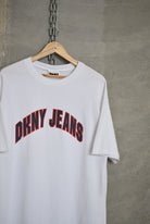 DKNY Jeans Spellout Tee — 2000s (L) - Retrospective Store