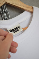 DKNY Jeans Spellout Tee — 2000s (L) - Retrospective Store