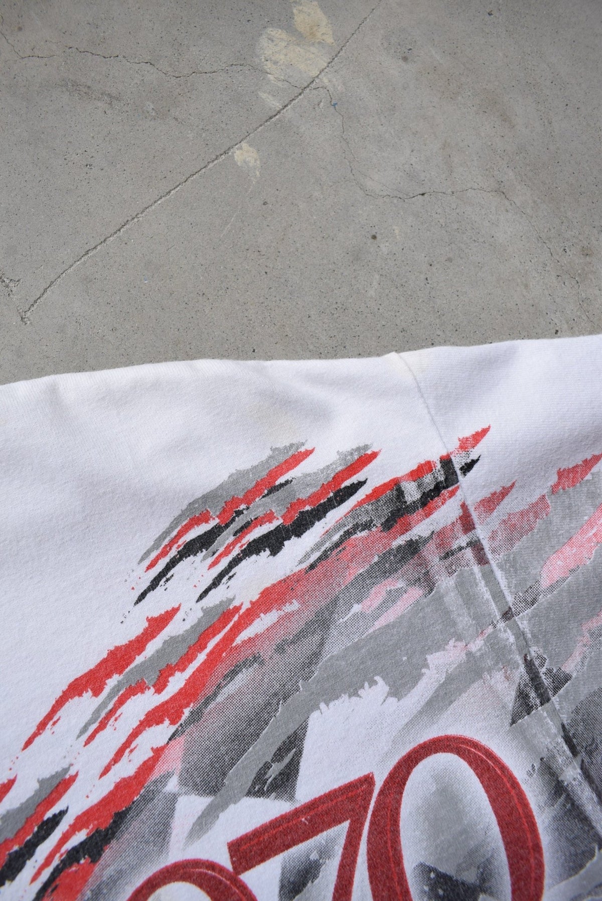 Dodge Motorsports Racing White All-Over-Print Tee — 2001 (L) - Retrospective Store