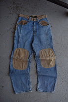 *Double - knee* Vintage Fox Racing Los Angeles Embroidered Jeans (28) - Retrospective Store