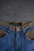 *Double - knee* Vintage Fox Racing Los Angeles Embroidered Jeans (28) - Retrospective Store