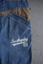 *Double - knee* Vintage Fox Racing Los Angeles Embroidered Jeans (28) - Retrospective Store