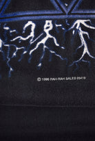 Duke University Blue Devils Black Graphic Tee — 1996 (L) - Retrospective Store