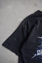 Duke University Blue Devils Black Graphic Tee — 1996 (L) - Retrospective Store