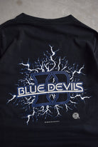 Duke University Blue Devils Black Graphic Tee — 1996 (L) - Retrospective Store