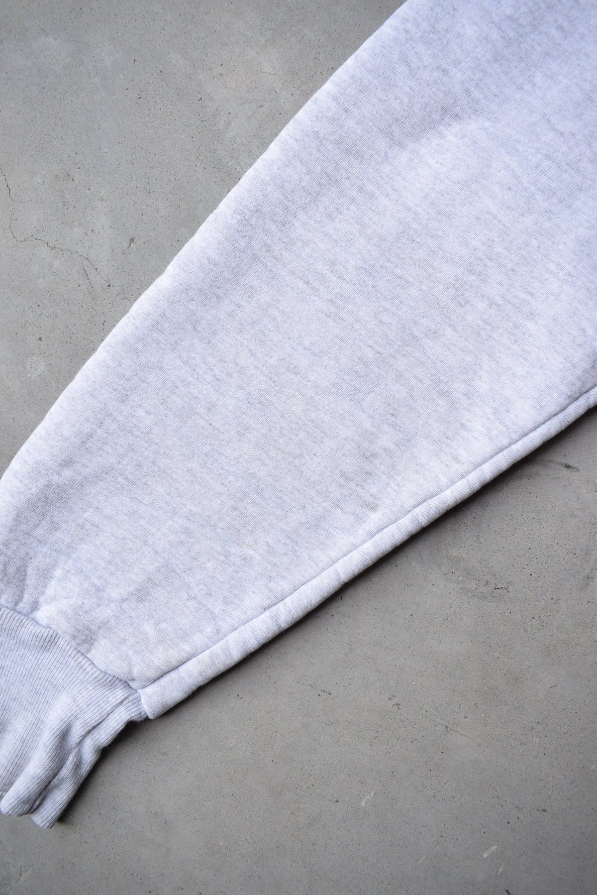 East Carolina University Grey Spellout Crewneck — 1990s (L) - Retrospective Store