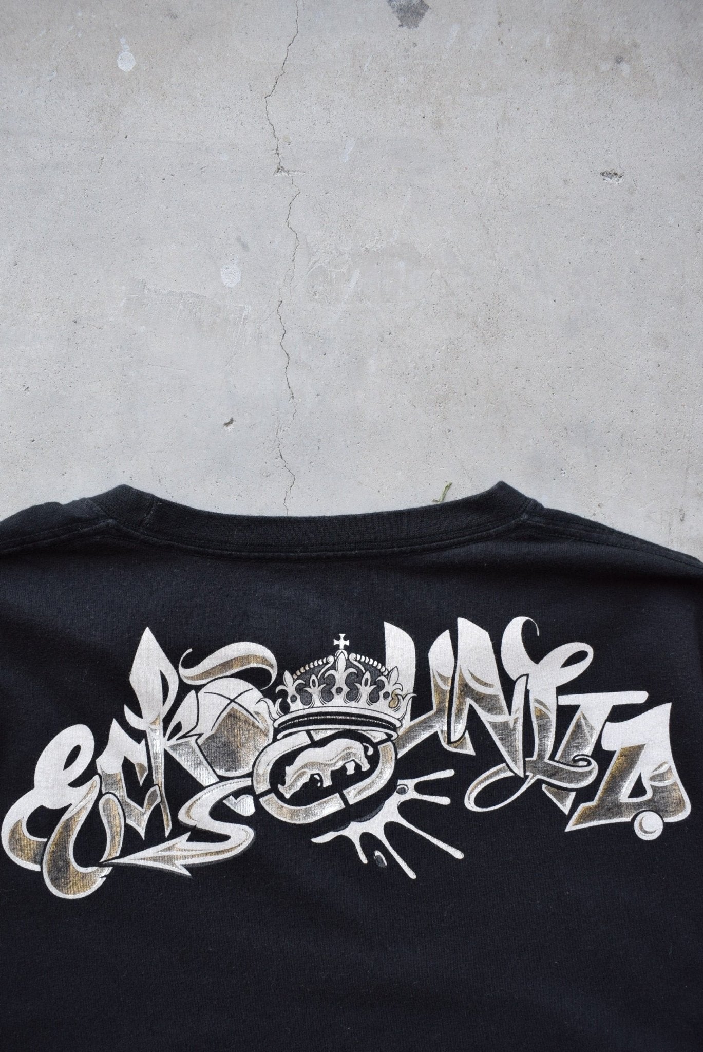 Ecko Black Graphic Tee — 2000s (XXL) - Retrospective Store
