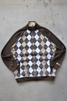 Ecko Brown Plaid Embroidered Logo Jacket — 2000s (XL) - Retrospective Store