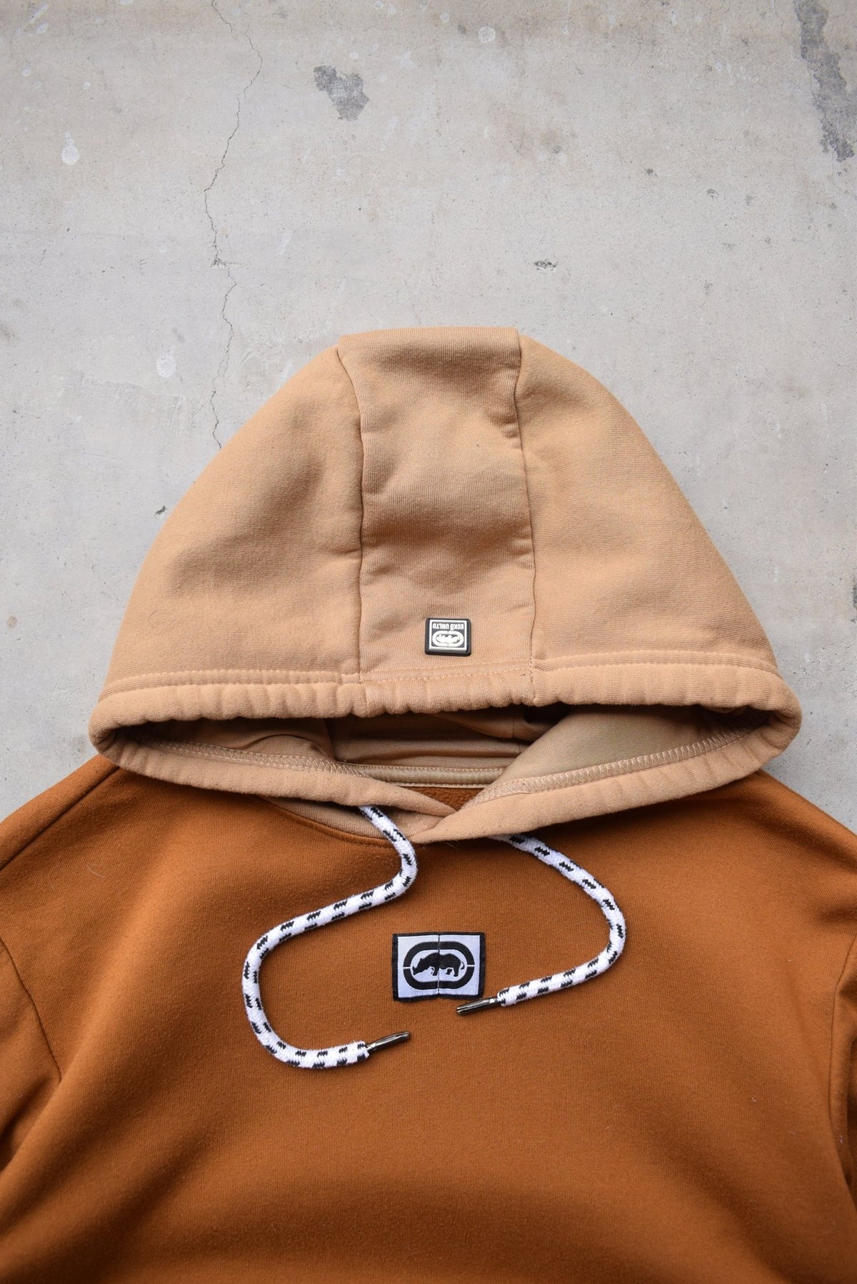 Ecko Unltd. Tan Hoodie — 2000s (M) - Retrospective Store