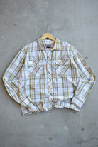 Ecko UNLTD. White & Yellow Cropped Button Up — 2000s (M/L) - Retrospective Store