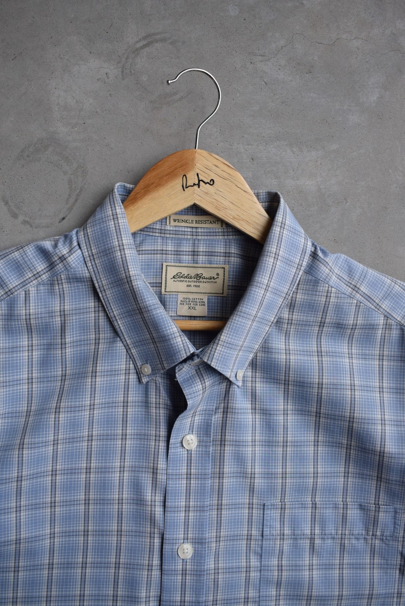Eddie Bauer Cropped Long Sleeve Button Up — 2000s (XL) - Retrospective Store