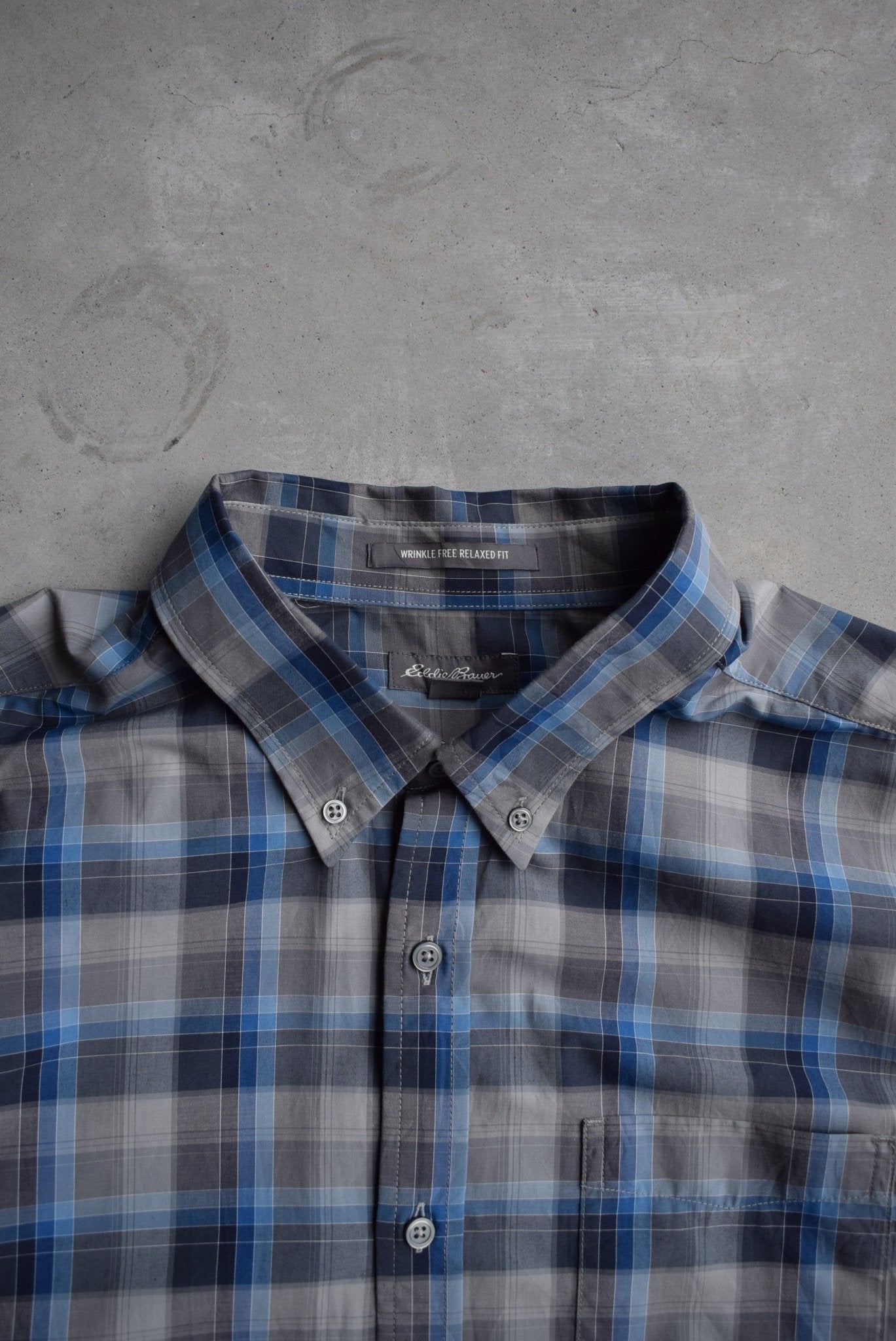 Eddie Bauer Cropped Long Sleeve Button Up — 2000s (XL/XXL) - Retrospective Store