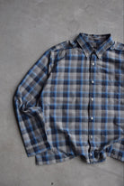 Eddie Bauer Cropped Long Sleeve Button Up — 2000s (XL/XXL) - Retrospective Store