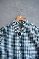 Eddie Bauer Green Cropped Button Up — 2000s (L) - Retrospective Store