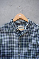 Eddie Bauer Green Cropped Long Sleeve Button Up — 2000s (XL/XXL) - Retrospective Store