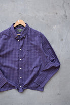 Eddie Bauer Purple Cropped Long Sleeve Button Up — 2000s (L) - Retrospective Store