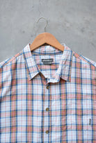 Eddie Bauer Red & White Cropped Button Up — 2000s (XL) - Retrospective Store