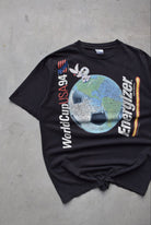 Energizer Batteries x FIFA World Cup Black Graphic Tee — 1994 (XL/XXL) - Retrospective Store