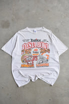 Fiesta Bowl Florida vs. Tennessee Football White Graphic Tee — 1999 (XL) - Retrospective Store