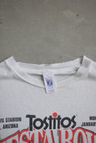 Fiesta Bowl Florida vs. Tennessee Football White Graphic Tee — 1999 (XL) - Retrospective Store