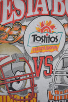 Fiesta Bowl Florida vs. Tennessee Football White Graphic Tee — 1999 (XL) - Retrospective Store