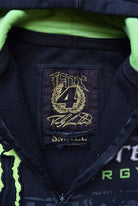 Fox Racing Monster Energy Black Embroidered Full-Zip Hoodie — 2000s (S) - Retrospective Store