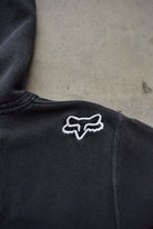 Fox Racing Monster Energy Black Embroidered Full-Zip Hoodie — 2000s (S) - Retrospective Store