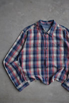 GAP Cropped Long Sleeve Button Up — 2000s (L) - Retrospective Store