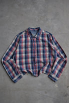 GAP Cropped Long Sleeve Button Up — 2000s (L) - Retrospective Store