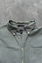 GAP Green Cropped Long Sleeve Button Up — 2000s (M/L) - Retrospective Store