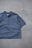 GAP Navy Cropped Button Up — 2000s (XL) - Retrospective Store