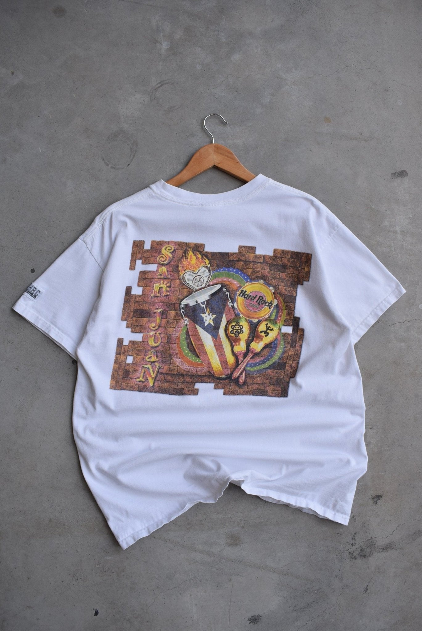 Hard Rock Cafe San Juan Graphic Tee — 2000s (M/L) - Retrospective Store