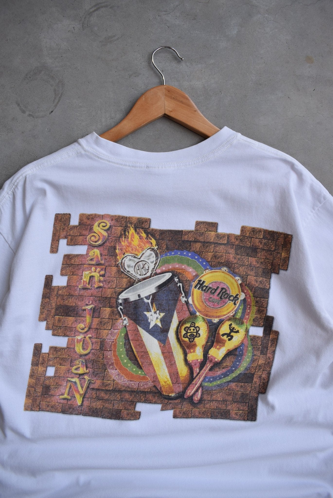 Hard Rock Cafe San Juan Graphic Tee — 2000s (M/L) - Retrospective Store