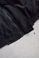 Harley Davidson Black & Orange Embroidered Jacket — 2000s (L/XL) - Retrospective Store