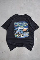 Harley Davidson Motorcycles Black Graphic Tee — 1998 (XL) - Retrospective Store