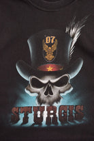 Harley Davidson Motorcycles Black Graphic Tee — 2007 (L) - Retrospective Store
