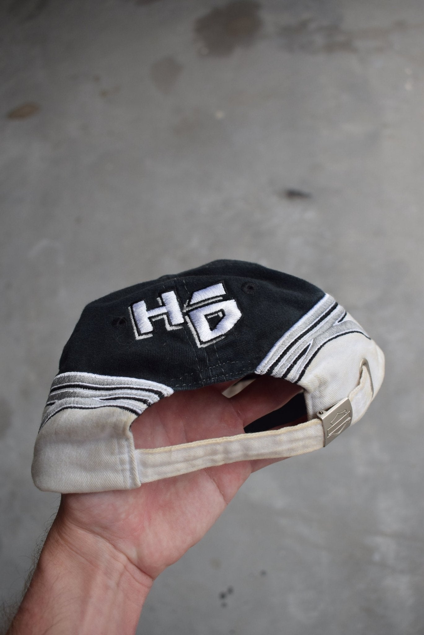 Harley Davidson Motorcycles Embroidered Hat — 1990s - Retrospective Store