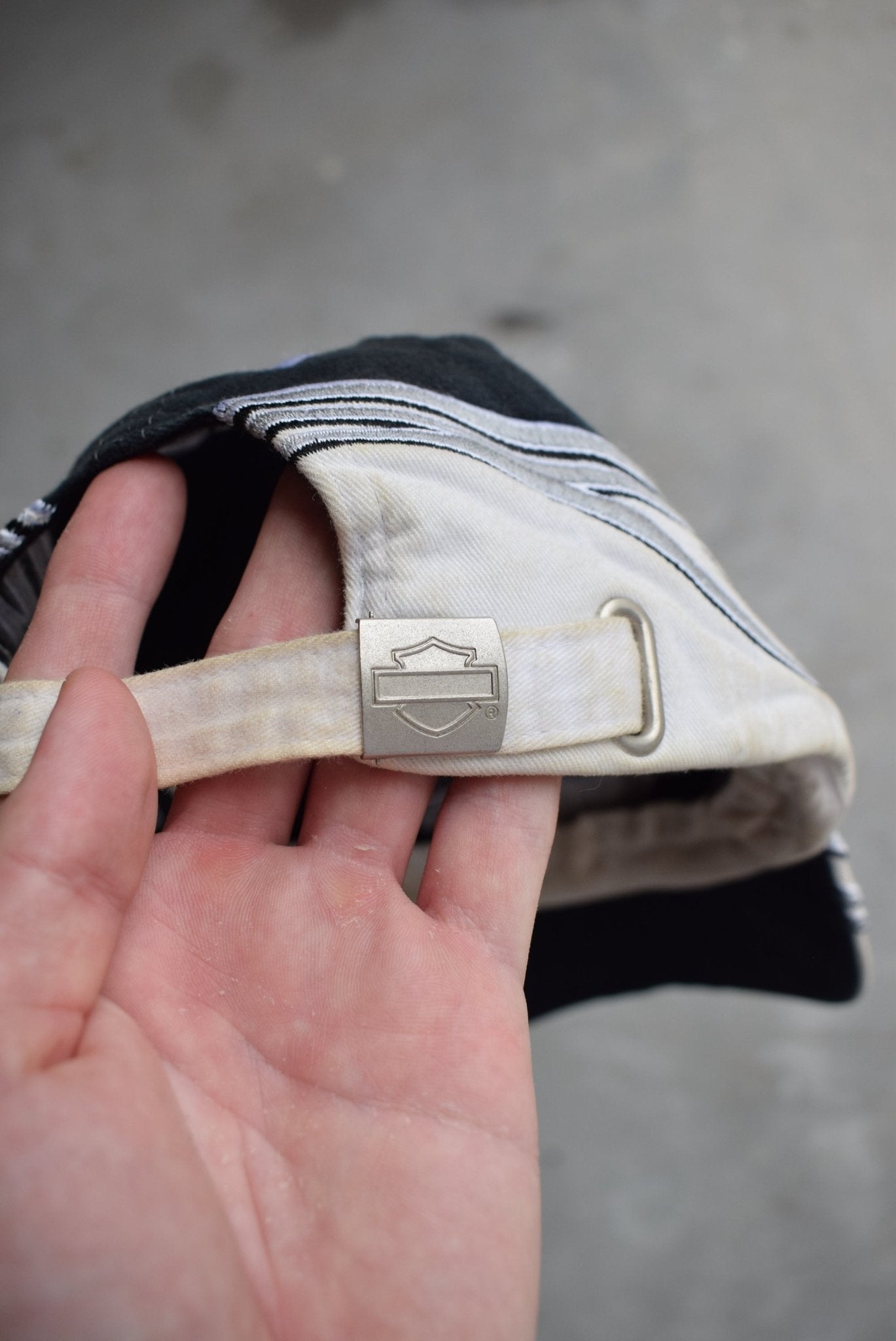 Harley Davidson Motorcycles Embroidered Hat — 1990s - Retrospective Store