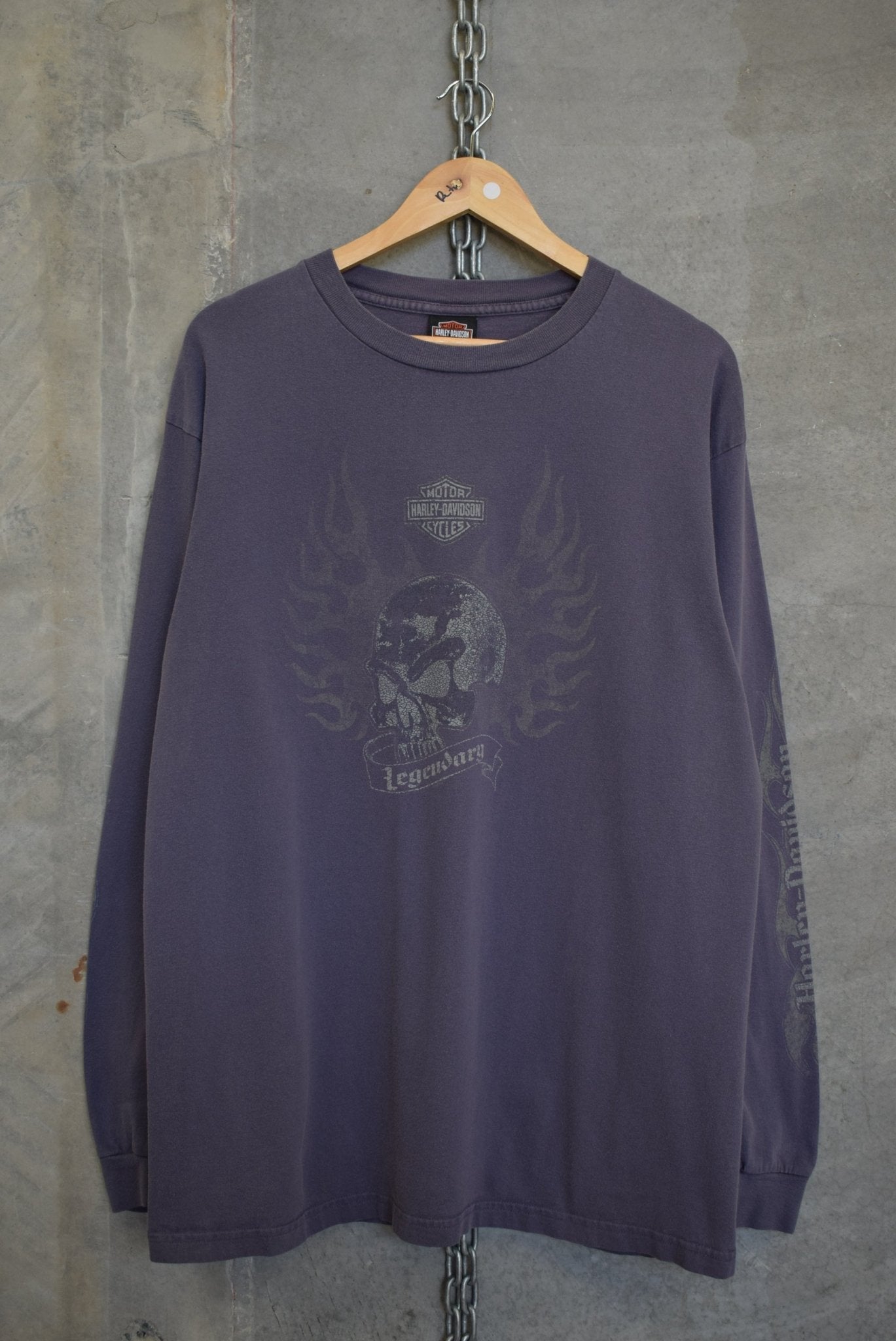 Harley Davidson Motorcycles Long Sleeve Tee — 2000s (XL) - Retrospective Store