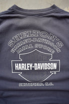 Harley Davidson Navy Graphic Tee — 2000s (L) - Retrospective Store