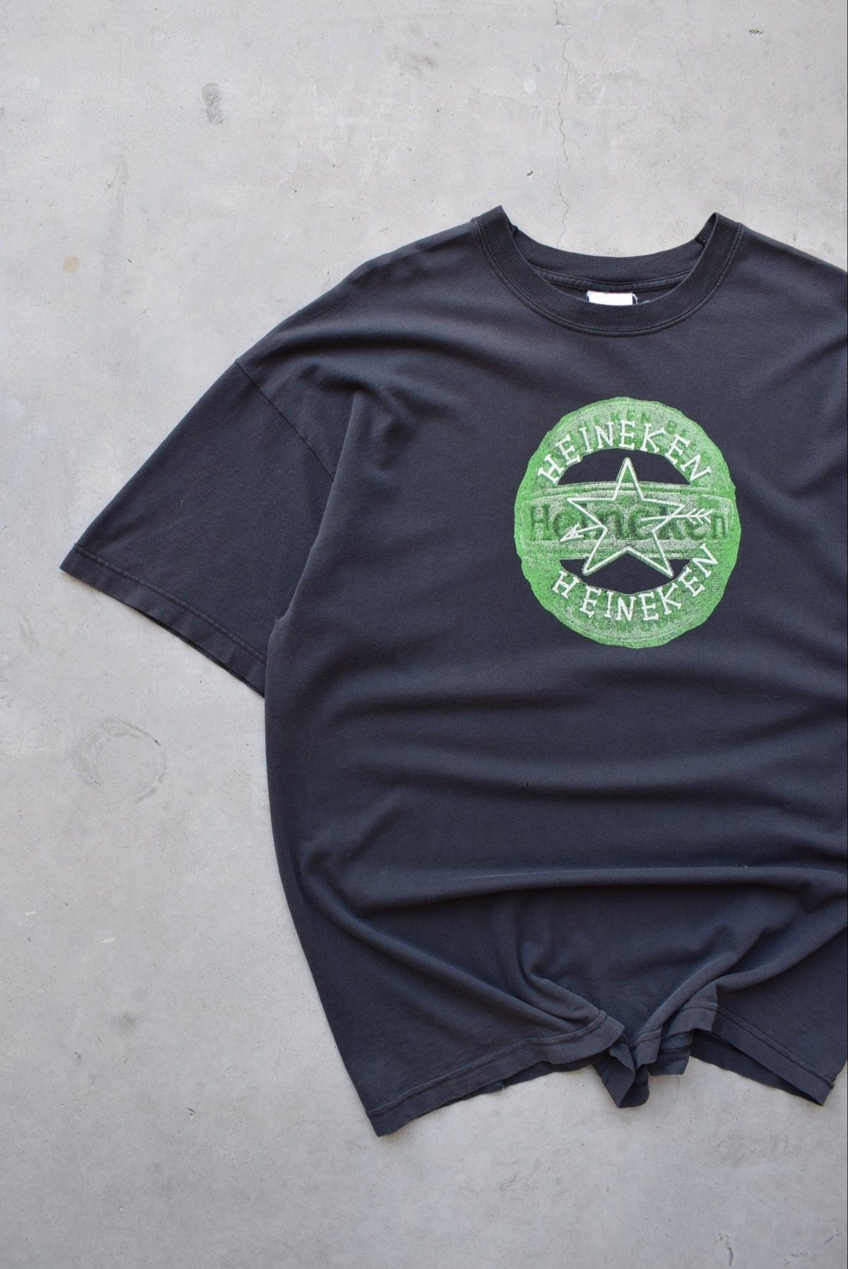 Heineken Black Graphic Tee — 1990s (XL) - Retrospective Store