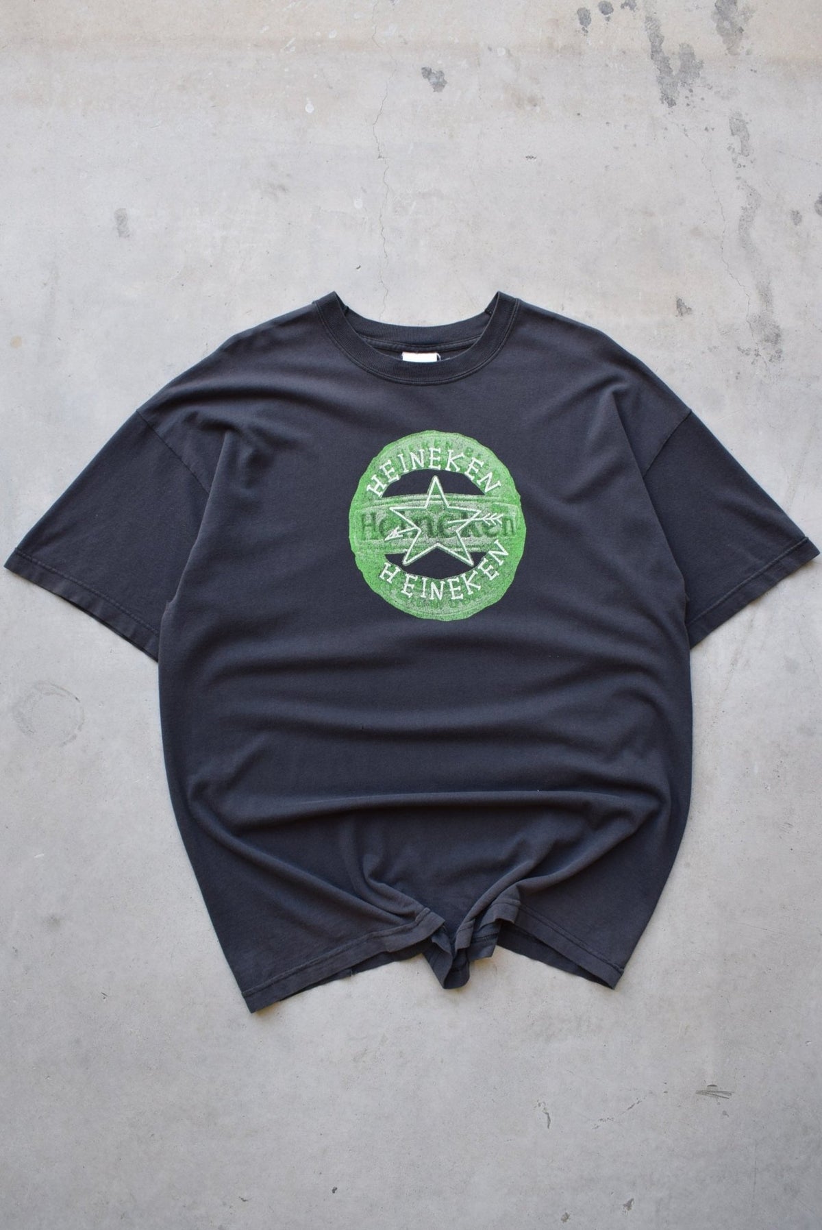 Heineken Black Graphic Tee — 1990s (XL) - Retrospective Store