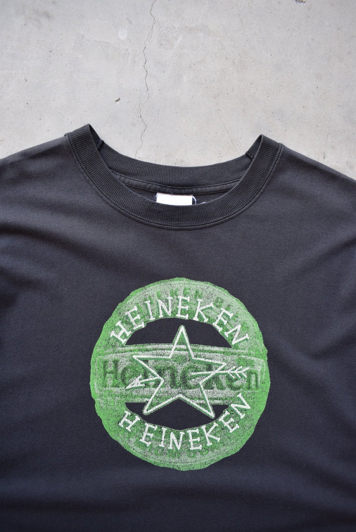 Heineken Black Graphic Tee — 1990s (XL) - Retrospective Store