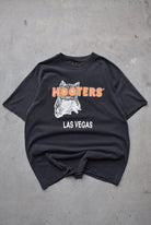Hooters Las Vegas Black Graphic Tee — 1990s (L) - Retrospective Store