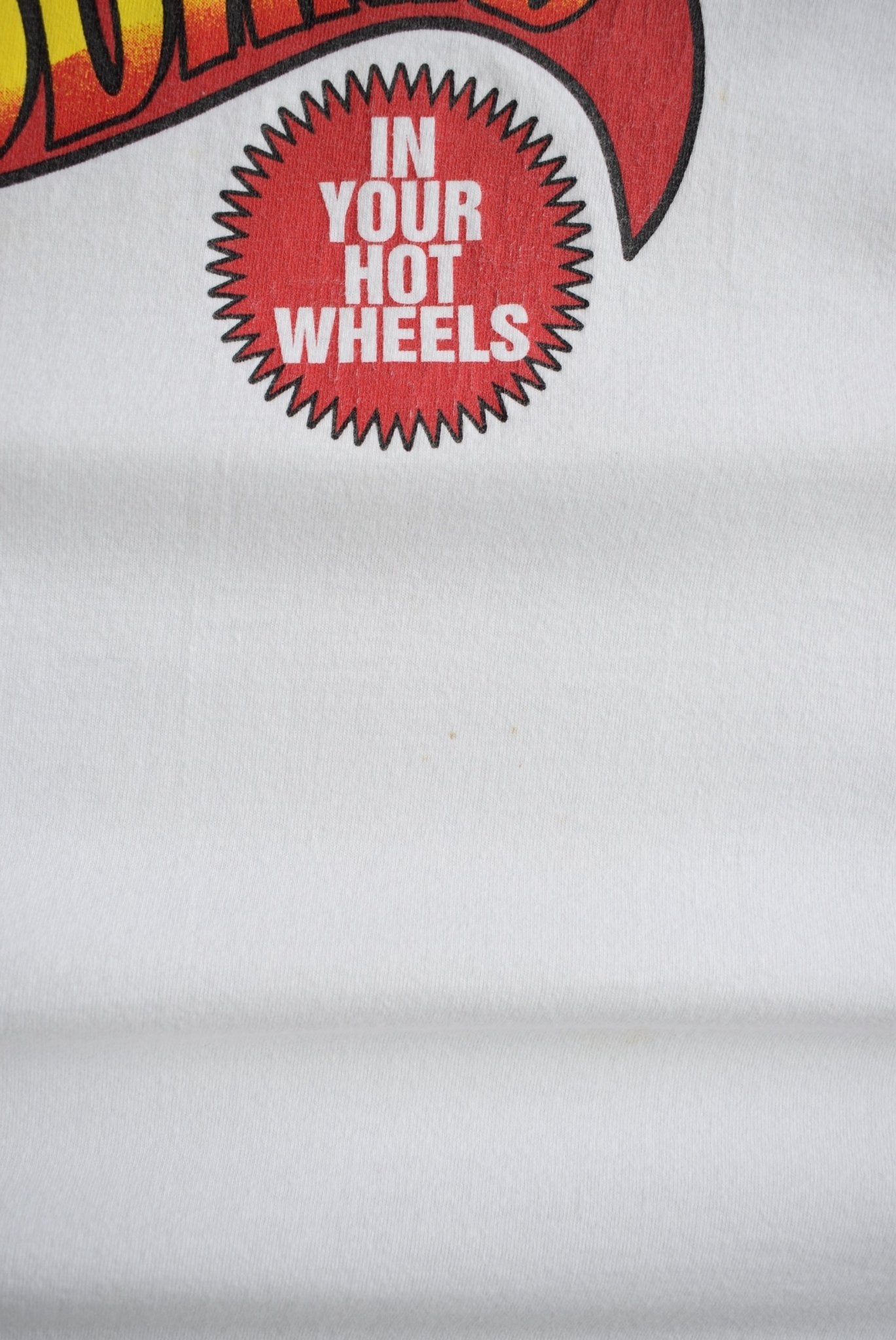 Hot Wheels Woodward Cruise White Graphic Tee — 2000s (XL/XXL) - Retrospective Store