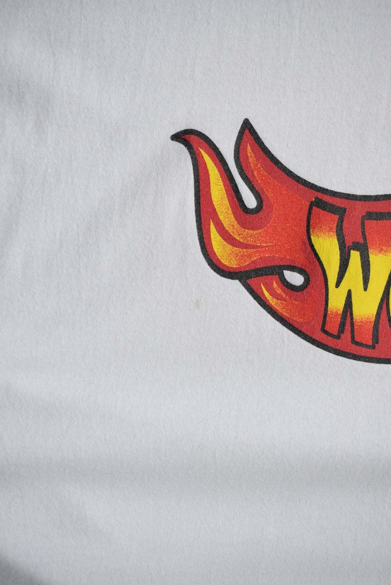 Hot Wheels Woodward Cruise White Graphic Tee — 2000s (XL/XXL) - Retrospective Store