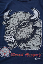 Howard University Navy Graphic Tee — 1990s (L/XL) - Retrospective Store