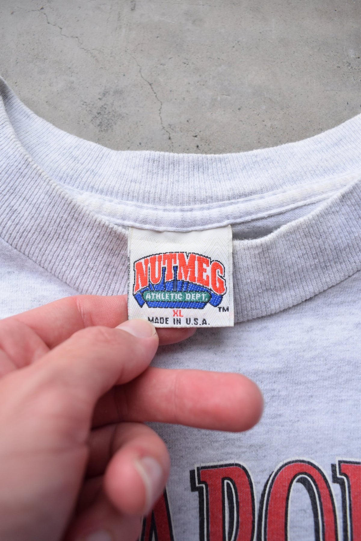 Indianapolis 500 Racing Grey Graphic Tee — 1991 (XL) - Retrospective Store