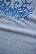 JNCO Jeans Grey Spellout Long Sleeve Tee — 2000s (XL) - Retrospective Store