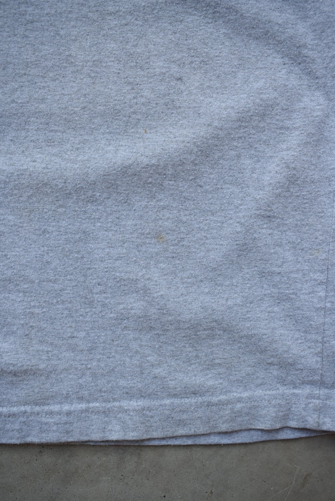JNCO Jeans Grey Spellout Long Sleeve Tee — 2000s (XL) - Retrospective Store